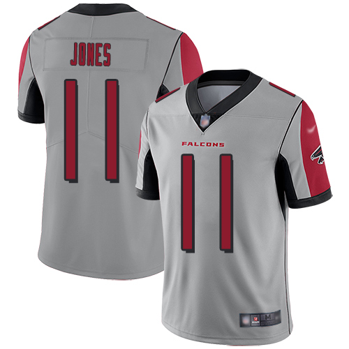 Atlanta Falcons Limited Silver Men Julio Jones Jersey NFL Football #11 Inverted Legend->women nfl jersey->Women Jersey